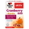 Abbildung der Produktverpackung Doppelherz aktiv Cranberry + Kürbis Frontansicht